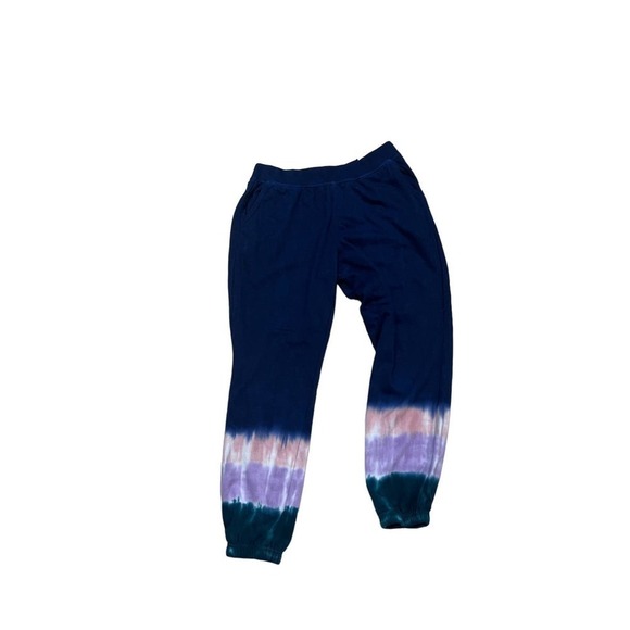 NWT Wildfox blue Tie-Dye Jogger sweatpants sz Large - Picture 1 of 5